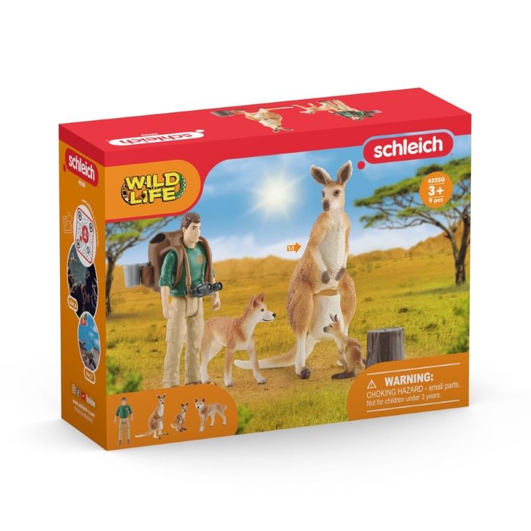 Schleich, Wild Life, Przygody w Australijskiej Głuszy, zestaw, 42550