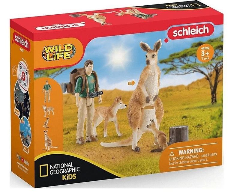 Schleich, Wild Life, Przygody w australijskiej głuszy, zestaw, 42623