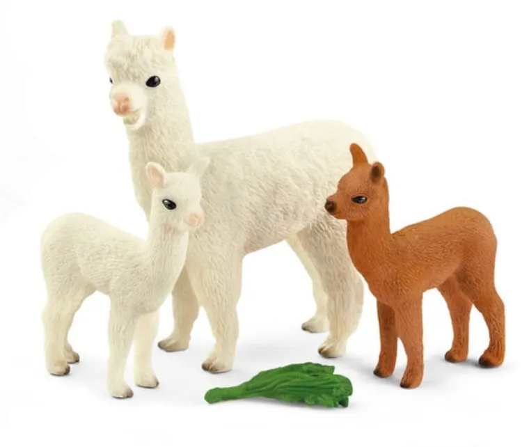 Schleich, Wild Life, Rodzina alpak, zestaw, 42544