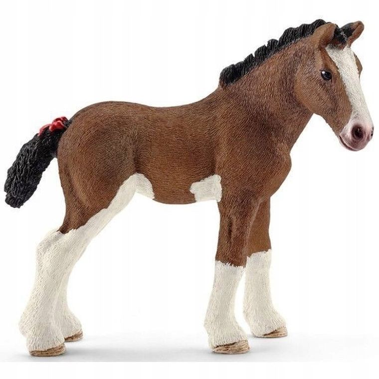 Schleich, Źrebię rasy Clydesdale, figurka, 13810