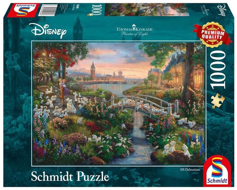 Schmidt, 101 dalmatyńczyków, puzzle, 1000 elementów