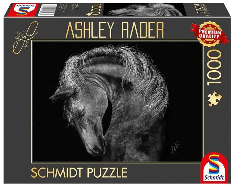 Schmidt, Ashley Rader: Koń, puzzle drewniane, 1000 elementów