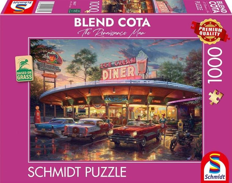 Schmidt, Blend Cota, Amerykańska restauracja, puzzle, 1000 elementów