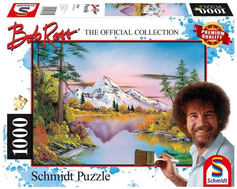 Schmidt, Bob Ross, Odbicie w tafli wody, puzzle, 1000 elementów