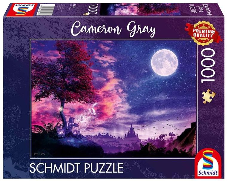 Schmidt, Cameron Gray: Bajkowy widok, puzzle drewniane, 1000 elementów