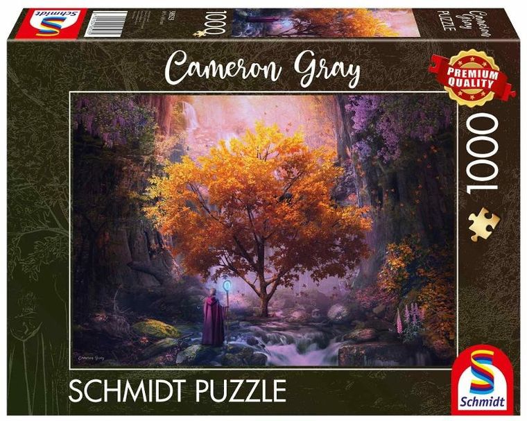 Schmidt, Cameron Gray: Magia lasu, puzzle drewniane, 1000 elementów