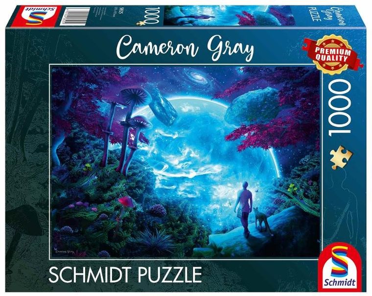 Schmidt, Cameron Gray: Niebiańska fantazja, puzzle drewniane, 1000 elementów