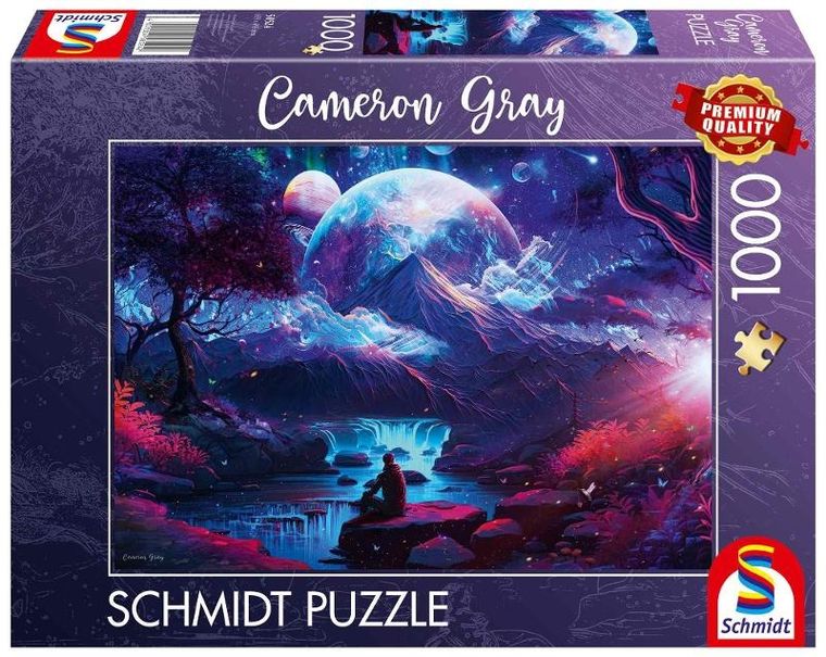 Schmidt, Cameron Gray: Niebiański szept, puzzle drewniane, 1000 elementów