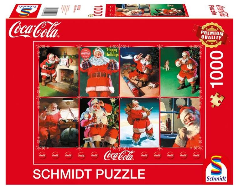Schmidt, Coca-Cola, Święty Mikołaj, puzzle, 1000 elementów