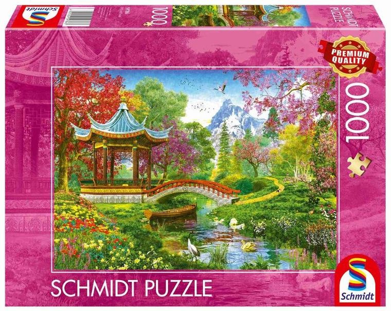 Schmidt, Japoński Ogród, puzzle drewniane, 1000 elementów