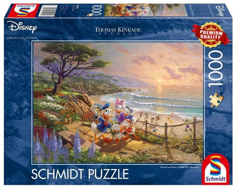 Schmidt, Kaczor Donald & Daisy, puzzle, 1000 elementów
