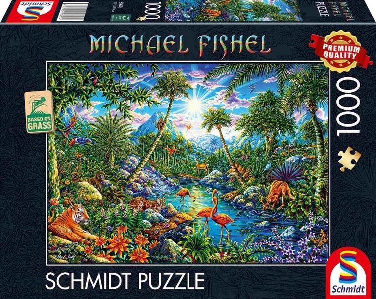 Schmidt, Michael Fishel, Rajska wyspa, puzzle, 1000 elementów