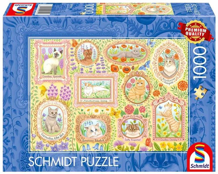 Schmidt, Portrety kociej socjety, puzzle, 1000 elementów