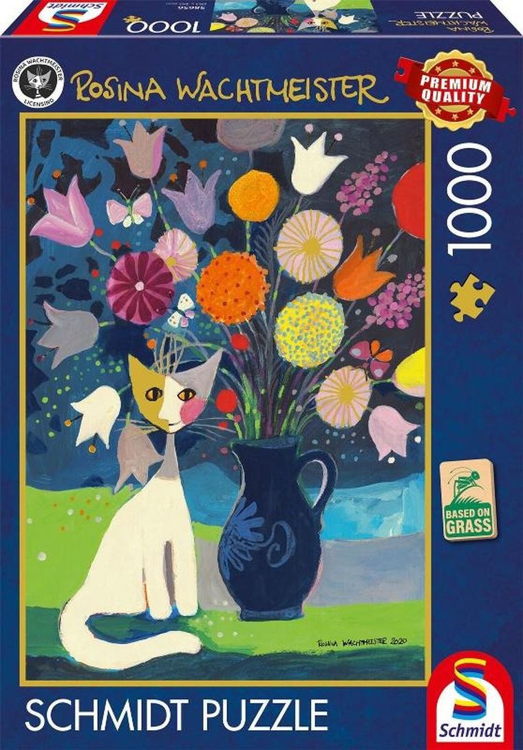 Schmidt, Rosina Wachtmeister, Biały kot, puzzle, 1000 elementów