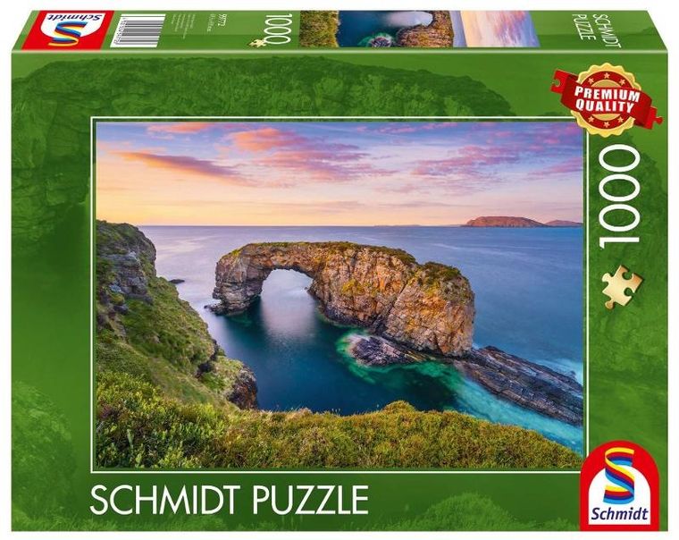 Schmidt Spiele, Great Pollet Sea Arch Irlandia, puzzle, 1000 elementów