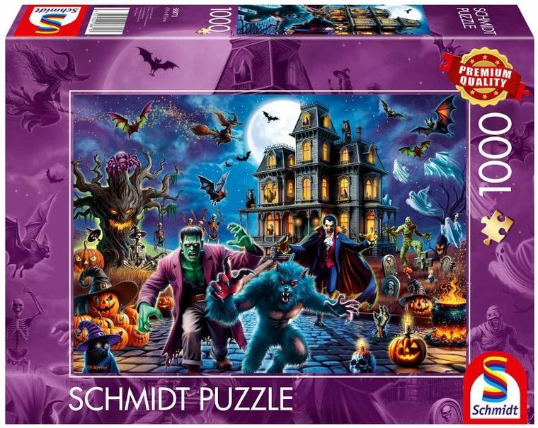 Schmidt Spiele, Halloween, puzzle, 1000 elementów
