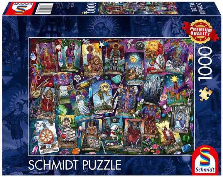 Schmidt Spiele, Karty Tarota, puzzle, 1000 elementów