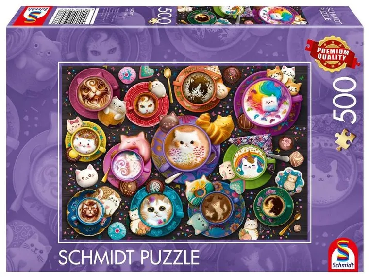 Schmidt Spiele, Kotppuccino, puzzle, 500 elementów