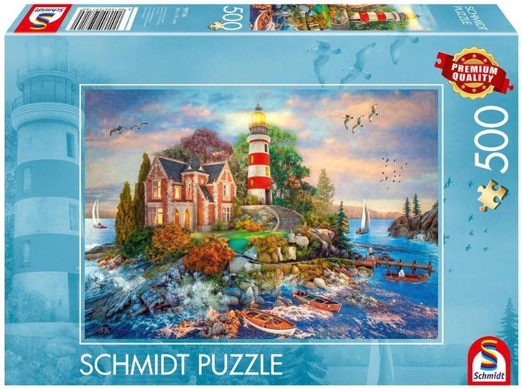 Schmidt Spiele, Latarnia morska, puzzle, 500 elementów