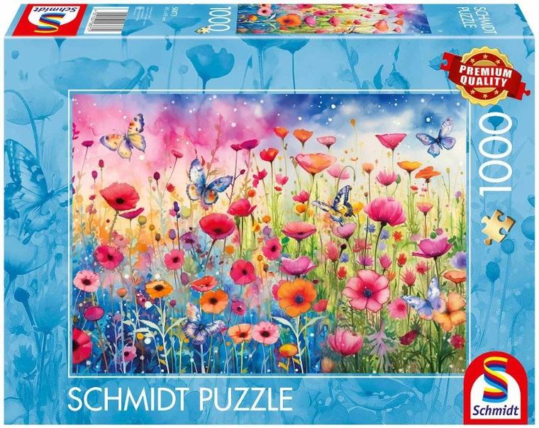 Schmidt Spiele, Makowe Pole, puzzle, 1000 elementów