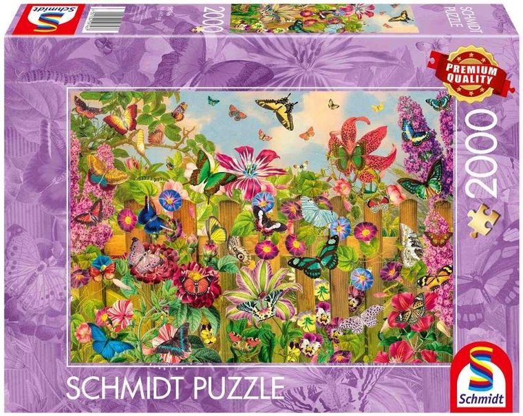 Schmidt Spiele, Ogród Motyli, puzzle, 2000 elementów