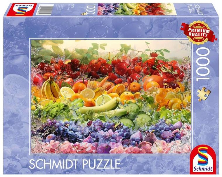 Schmidt Spiele, Owocowy koktajl, puzzle, 1000 elementów