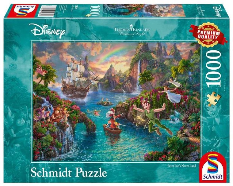 Schmidt Spiele, Piotruś Pan, puzzle, 1000 elementów