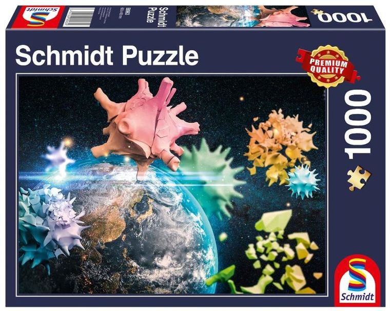 Schmidt Spiele, Planeta Ziemia, puzzle, 1000 elementów