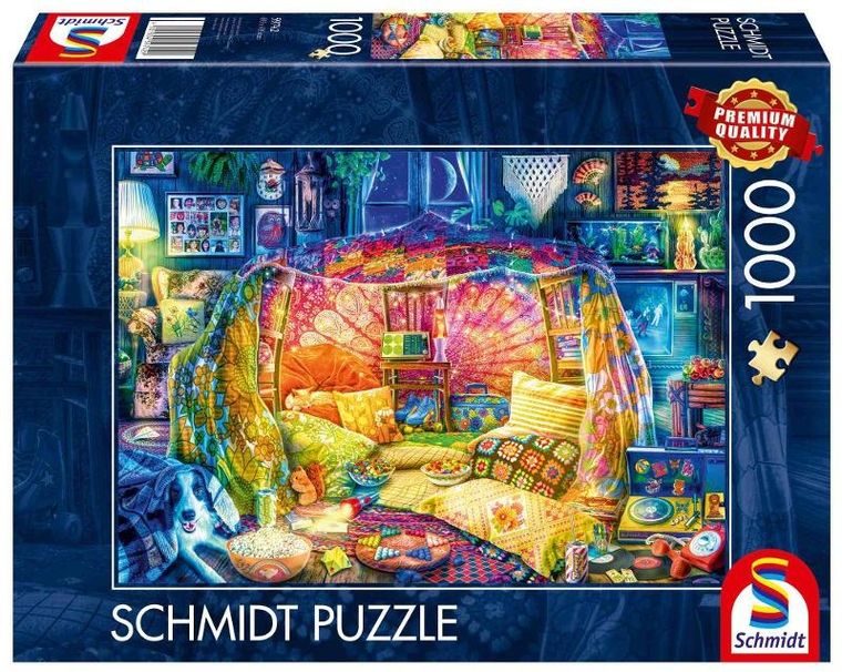 Schmidt Spiele, Przytulna kryjówka, puzzle, 1000 elementów