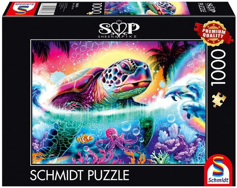 Schmidt Spiele, Sheena, Pike Żółw, puzzle, 1000 elementów
