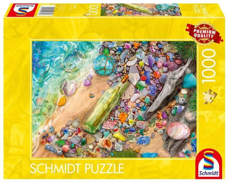 Schmidt Spiele, Skarby z plaży, puzzle, 1000 elementów