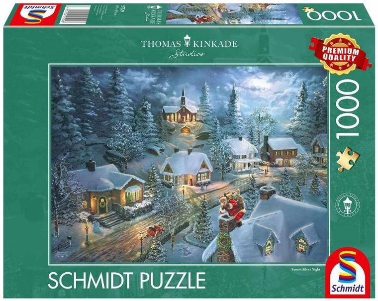 Schmidt Spiele, T.Kinkade, Cicha noc, puzzle, 1000 elementów