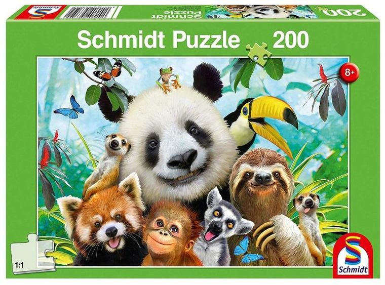 Schmidt Spiele, Wesołe zwierzaki, puzzle, 200 elementów