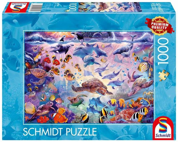 Schmidt Spiele, Wspaniały ocean, puzzle, 1000 elementów
