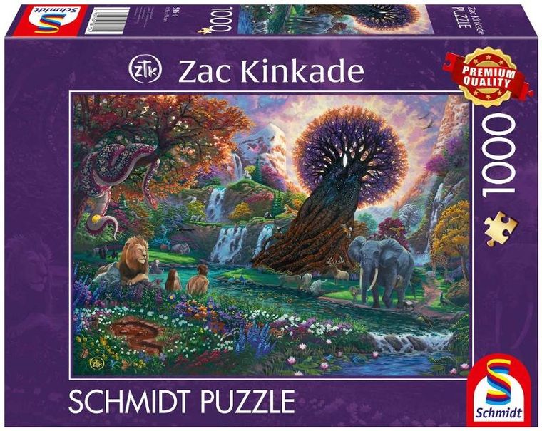 Schmidt Spiele, Zac Kinkade, Ogród Eden, puzzle, 1000 elementów