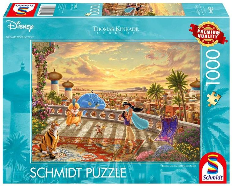Schmidt, T. Kinkade, Dżasmina i Aladyn, puzzle, 1000 elementów