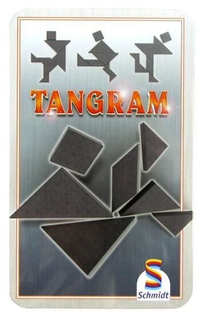 Schmidt, Tangram, łamigłówka w metalowej puszce