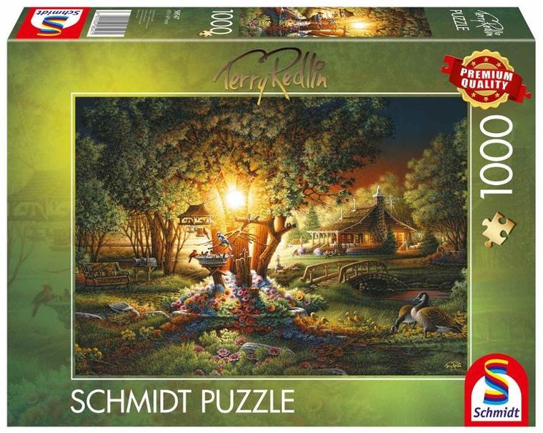 Schmidt, Terry Redlin: Wiosenny blask, puzzle drewniane, 1000 elementów
