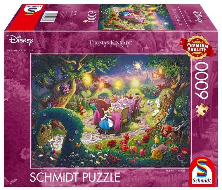 Schmidt, Thomas Kinkade, Alicja w Krainie czarów, puzzle, 6000 elementów