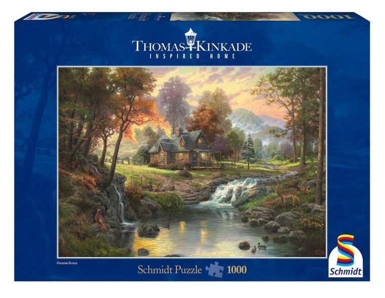 Schmidt, Thomas Kinkade, Górskie zacisze, puzzle, 1000 elementów