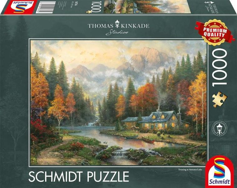 Schmidt, Thomas Kinkade, Jesienny wieczór, puzzle, 1000 elementów