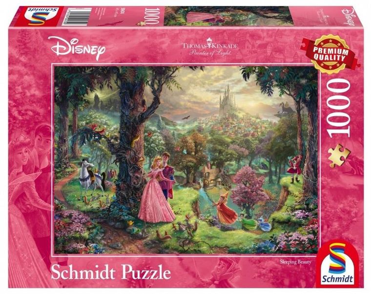 Schmidt, Thomas Kinkade, Śpiąca Królewna, puzzle, 1000 elementów