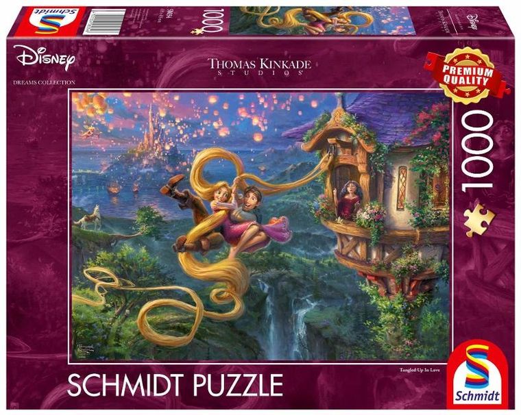 Schmidt, T.Kinkade, Roszpunka, Zaplątani w miłości, puzzle, 1000 elementów