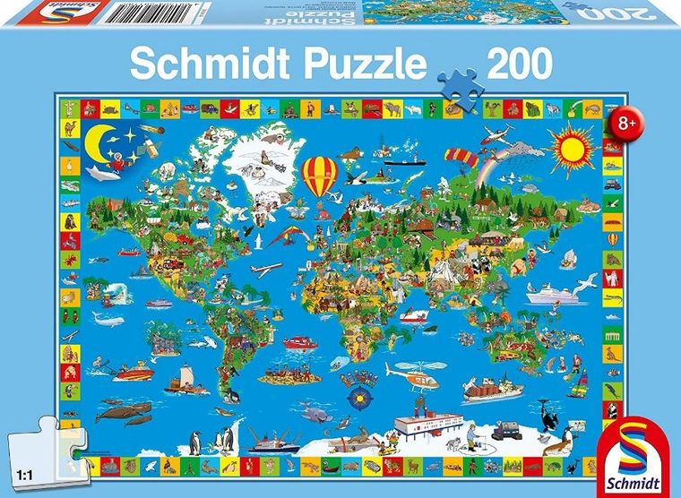 Schmidt, Twój niesamowity świat, puzzle, 200 elementów
