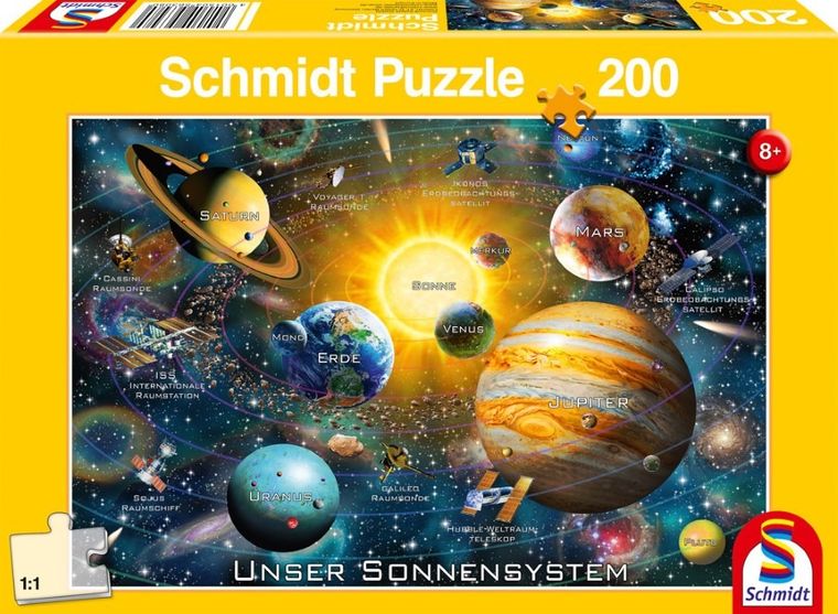 Schmidt, Układ słoneczny, puzzle, 200 elementów