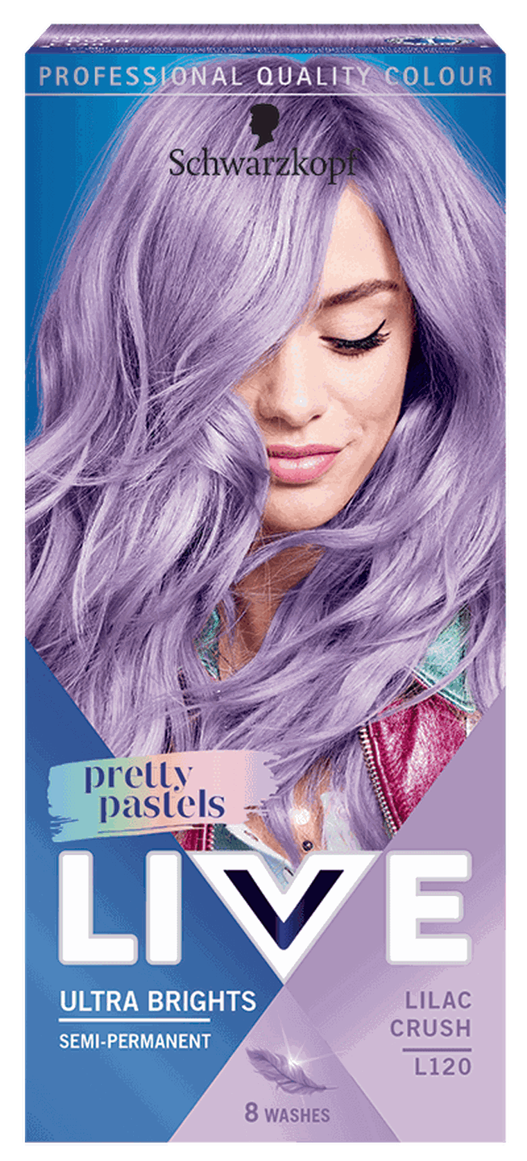 Schwarzkopf Live, krem koloryzujący Pretty Pastels nr L120 Lilac Crush