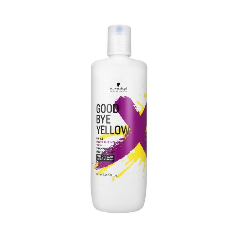 Schwarzkopf Professional, Goodbye Yellow, szampon neutralizujący kolor, 1000 ml