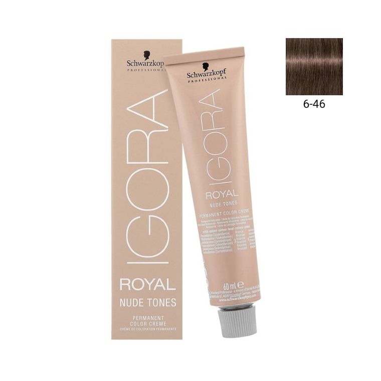 Schwarzkopf Professional, Igora Royal, farba do włosów, nr 6-46, 60 ml