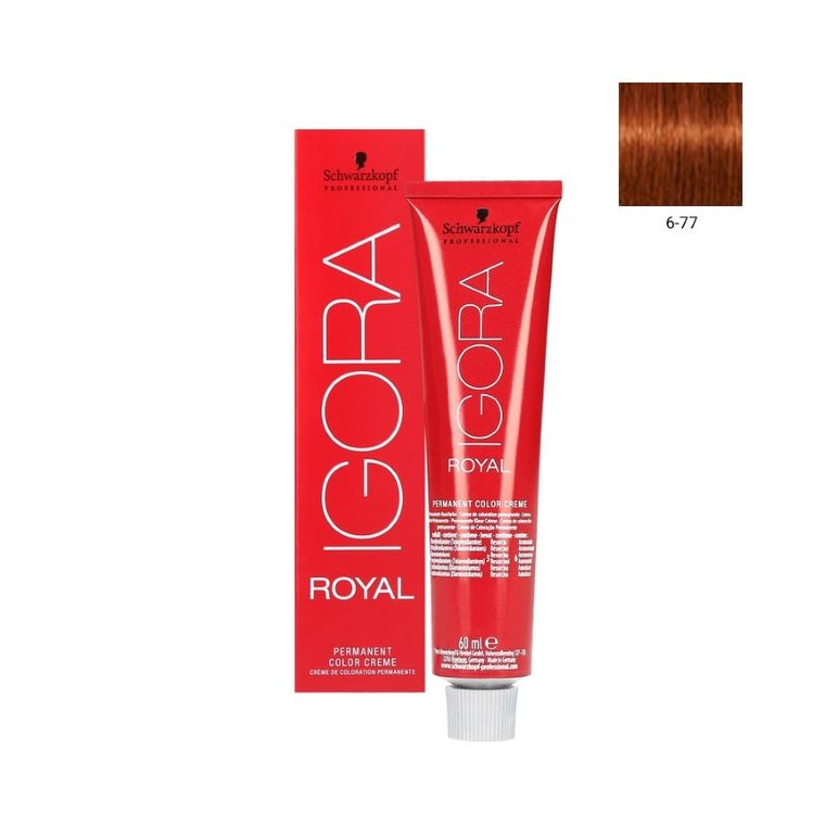 Schwarzkopf Professional, Igora Royal, farba do włosów, nr 6-77, 60 ml
