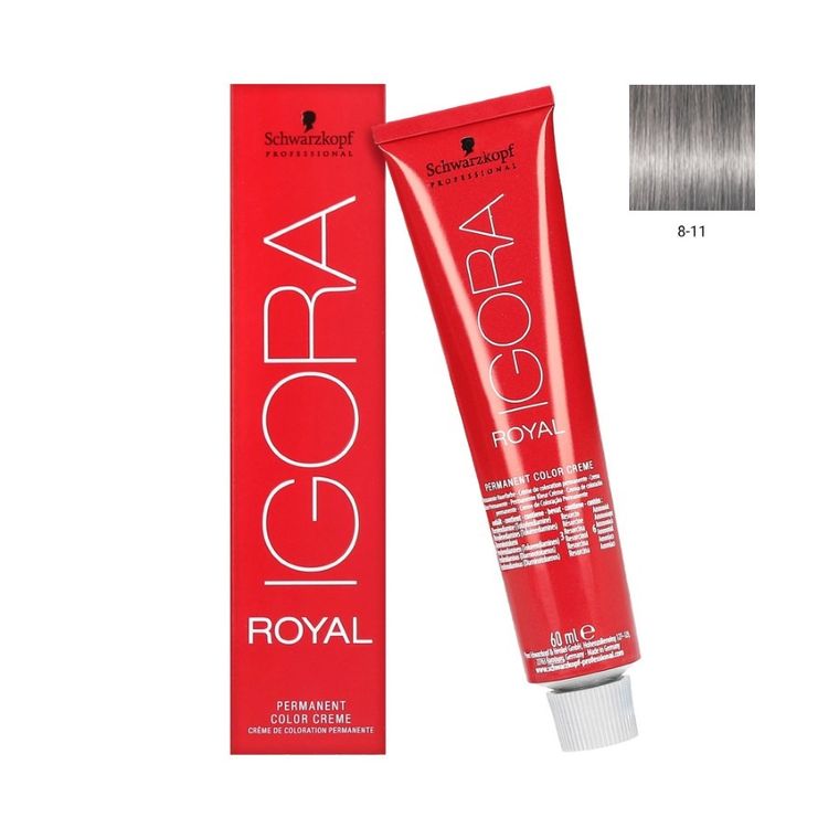 Schwarzkopf Professional, Igora Royal, farba do włosów, nr 8-11, 60 ml